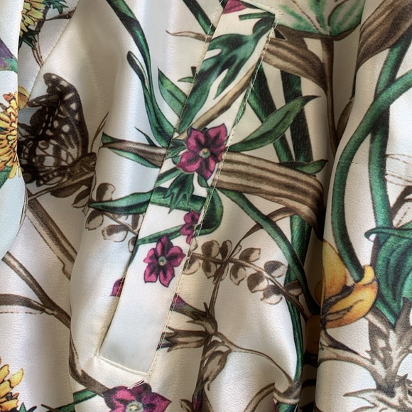 Elevenses Floral Bomber Jacket, Large. Like New. - Picture 7 of 12